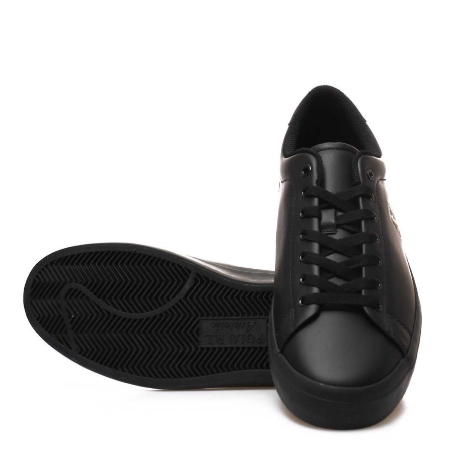 Uomo Ralph Lauren Sneakers | Scarpe Uomo Ralph Lauren Sneakers Longwood Black 884372 222