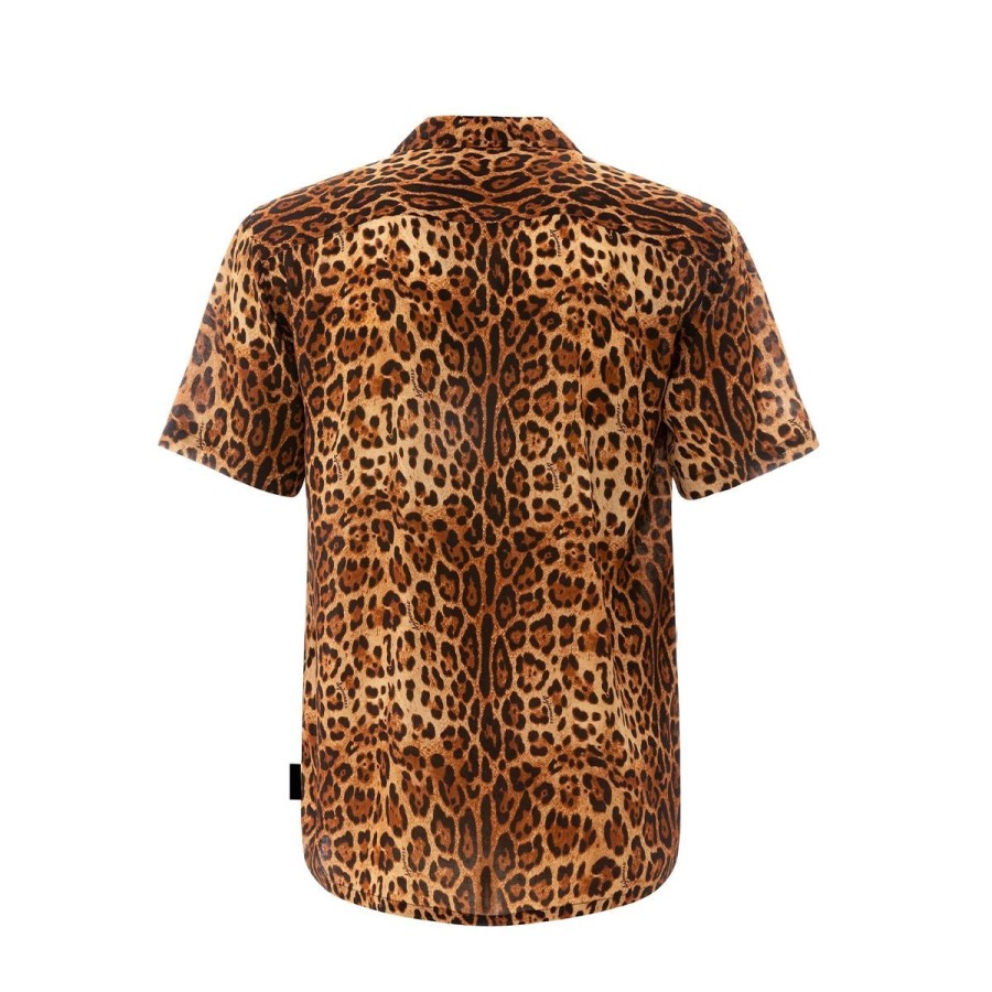 Uomo 4Giveness Abbigliamento | Camicia Uomo 4Giveness Leopard Fgcm2644 123