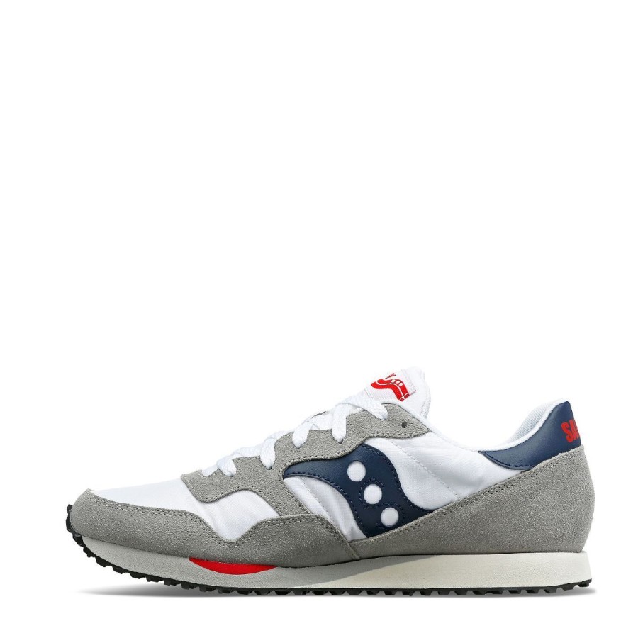 Uomo Samsonite Sneakers | Scarpa Uomo Saucony Dxn Trainer White / Navy S70757 123