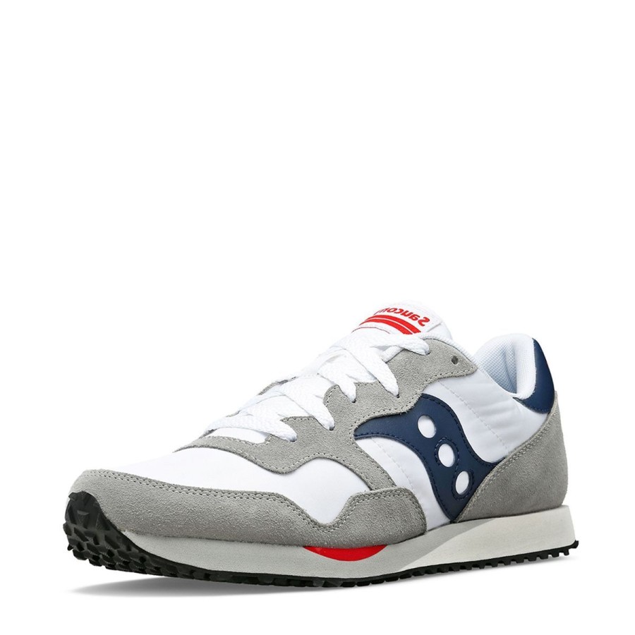 Uomo Samsonite Sneakers | Scarpa Uomo Saucony Dxn Trainer White / Navy S70757 123