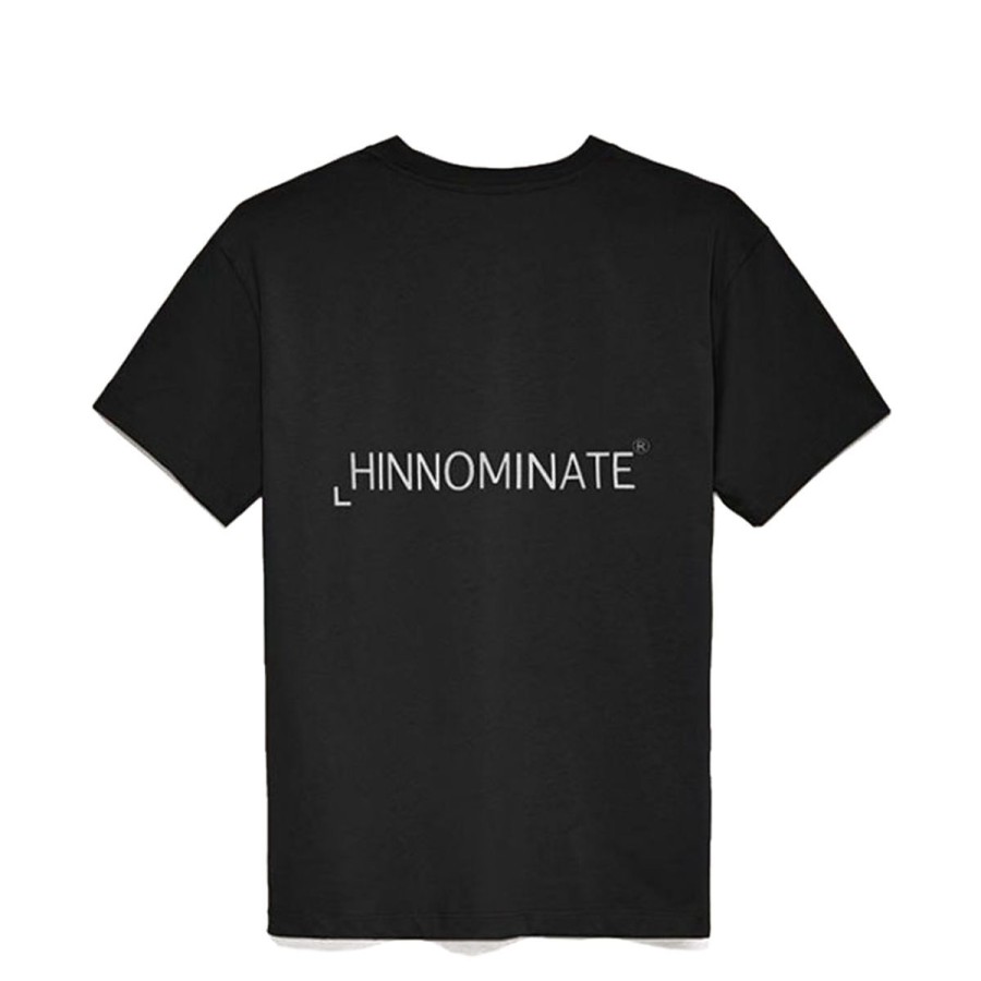 Uomo Hinnominate Abbigliamento | T Shirt Uomo Hinnominate In Jersey Black Hnm215 123