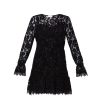 Donna Liu Jo Abiti | Abito Donna Liu Jo Vestito Soft Lace In Pizzo Nero Mf3393 223