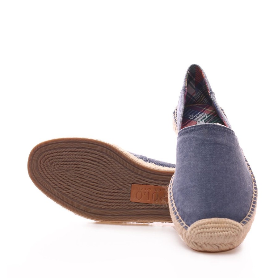 Uomo Ralph Lauren Espadrillas | Scarpa Uomo Ralph Lauren Espadrillas Cevio Blue Denim 803-893744 123