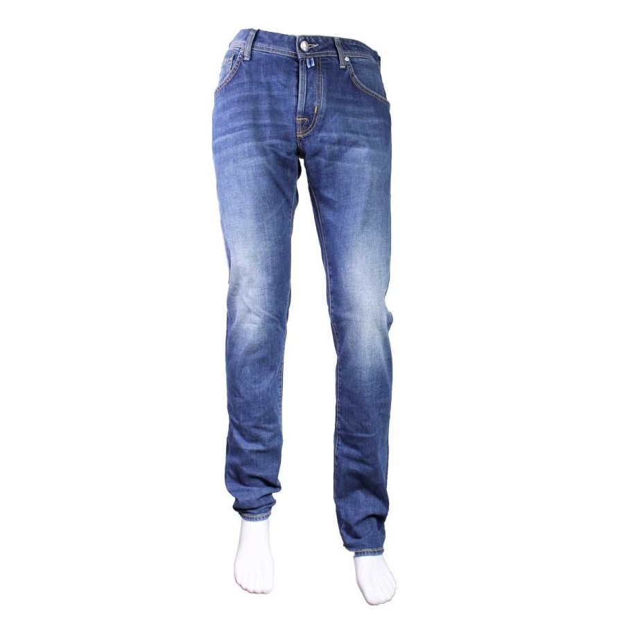 Uomo Jacob Cohen Abbigliamento | Jeans Uomo Jacob Cohen 5 Tasche Comfort Vintage Lavaggio 4 J62201190 121