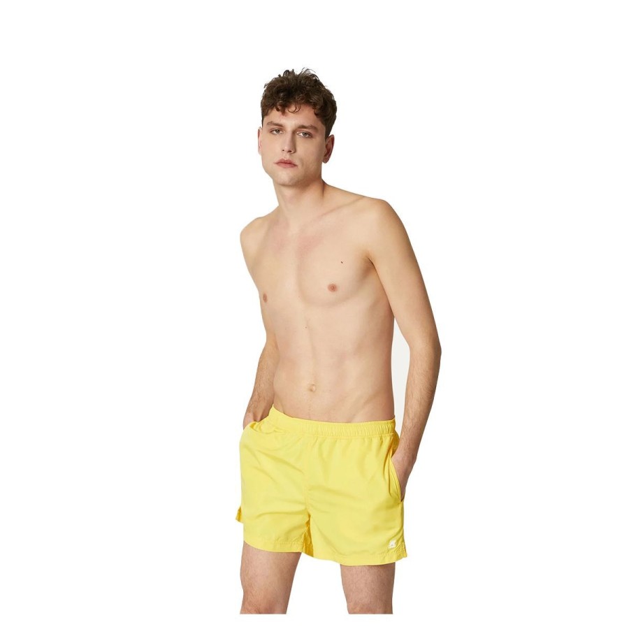 Donna K-Way Costumi Da Mare / Seawear | Costume Mare Uomo K-Way Swimsuit Hazel Yellow Dark K5125Bw Co