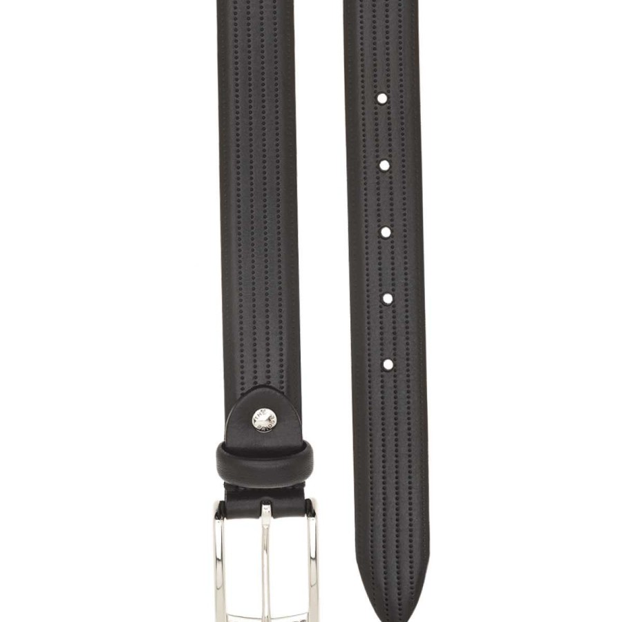 Uomo The Bridge Cinture | Cinta Uomo The Bridge Men'S Belt Brunelleschi Pelle Nero 0338401R 120