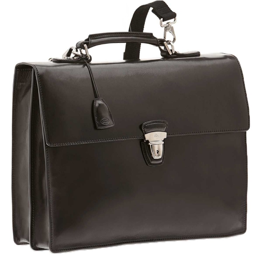 Donna The Bridge Borse A Spalla | Borsa Uomo The Bridge Story Uomo Cartella In Pelle 2 Scomparti Nero 06467501 Co