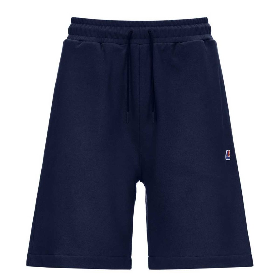 Uomo K-Way Abbigliamento | Bermuda Uomo K-Way Shorts Erik Blue Depht K111P3 121