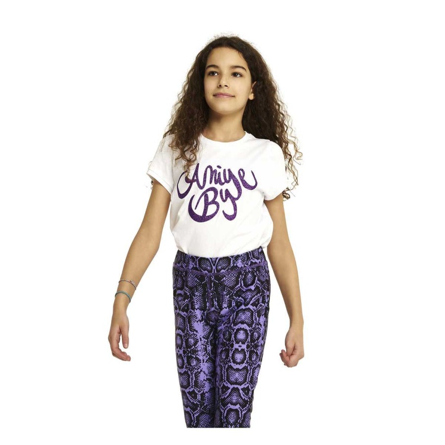 Donna Aniye By T Shirt | T-Shirt Kid Aniye By Girl Maglietta Basic Purple 111202 221