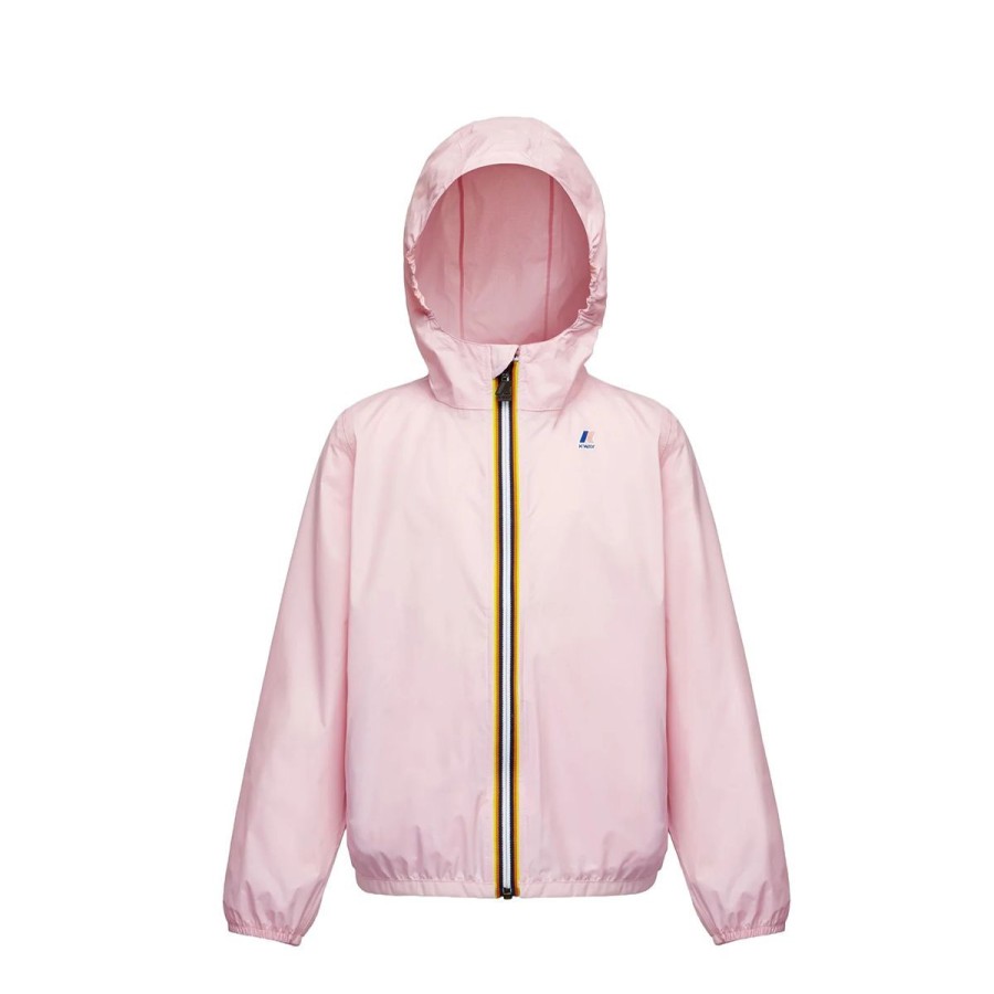 Kid & Youth K-Way Capispalla | Giacca Kid & Youth K-Way Le Vrai 3.0 Claude Pink K81253W Co