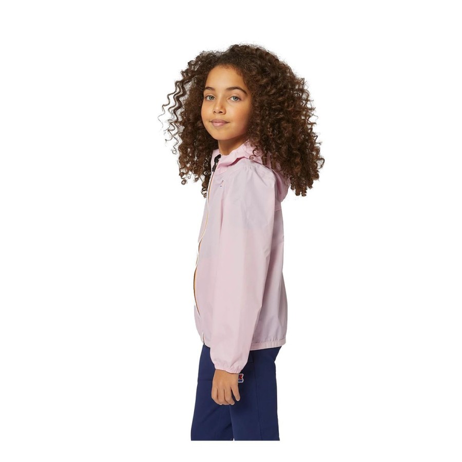 Kid & Youth K-Way Capispalla | Giacca Kid & Youth K-Way Le Vrai 3.0 Claude Pink K81253W Co