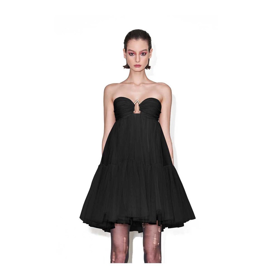 Donna Aniye By Abiti | Mini Abito Donna Aniye By Bustier Dress Mirta Black 181927 222