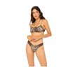 Donna 4Giveness Costumi Da Mare / Seawear | Costume Da Mare Donna 4Giveness Bikini Top E Slip Taglio A V Leopard Exchange Fgbw2350 123