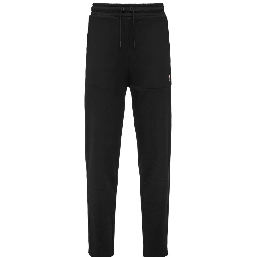 Uomo K-Way Abbigliamento | Pantaloni Sportivi Uomo K-Way Black Pure K8113 221