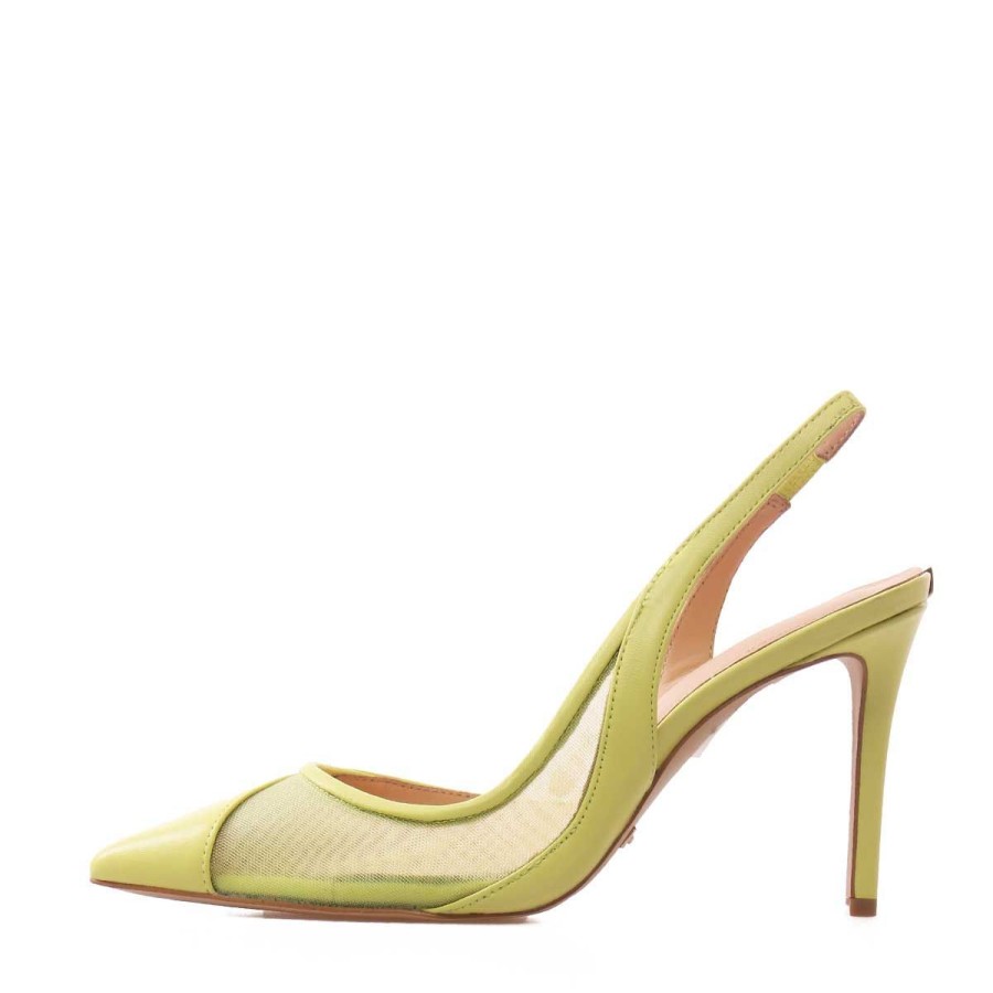 Donna Guess Calzature | Scarpa Donna Guess Decollete Piano Lime Fl5Pnolea 123