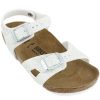 Donna Birkenstock Calzature | Sandalo Birkenstock Rio Kids Magic Snake White Art 1008286 120