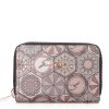 Donna Gattinoni Portafogli | Portafoglio Donna Gattinoni Roma Wallet All Around Zip E Flip Clip M Teodosia Beige Bintd8147 123