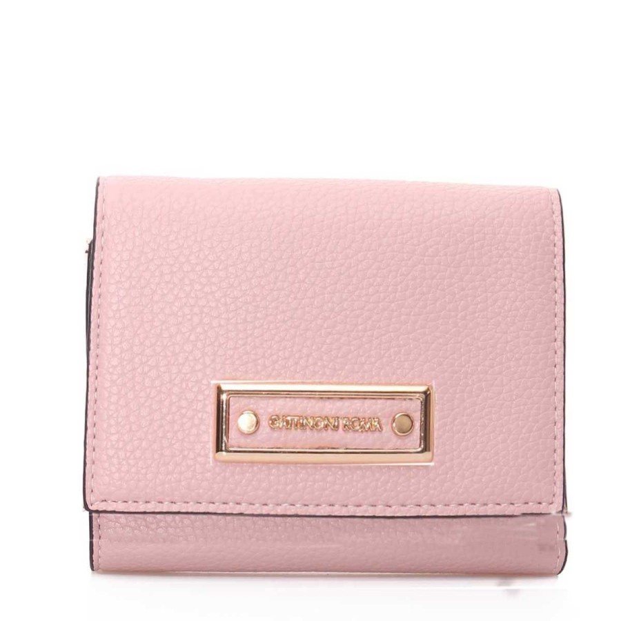 Donna Gattinoni Portafogli | Portafoglio Donna Gattinoni Roma Wallet Clip Cloe Plus Pink Bencd8300 123