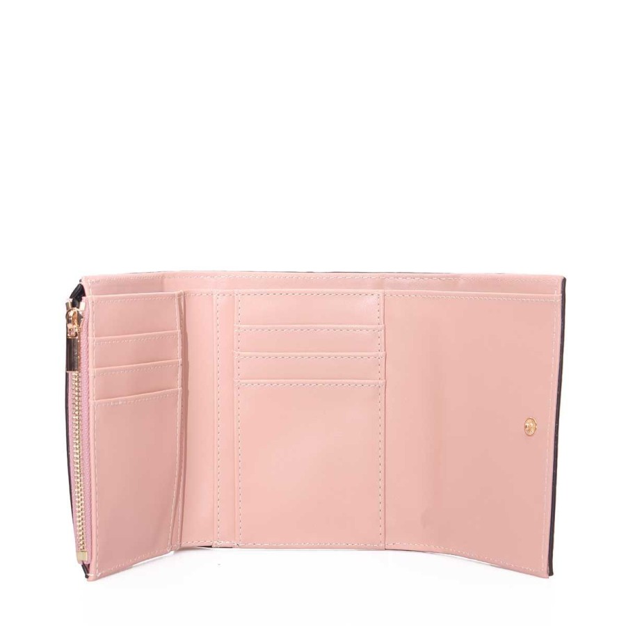 Donna Gattinoni Portafogli | Portafoglio Donna Gattinoni Roma Wallet Clip Cloe Plus Pink Bencd8300 123