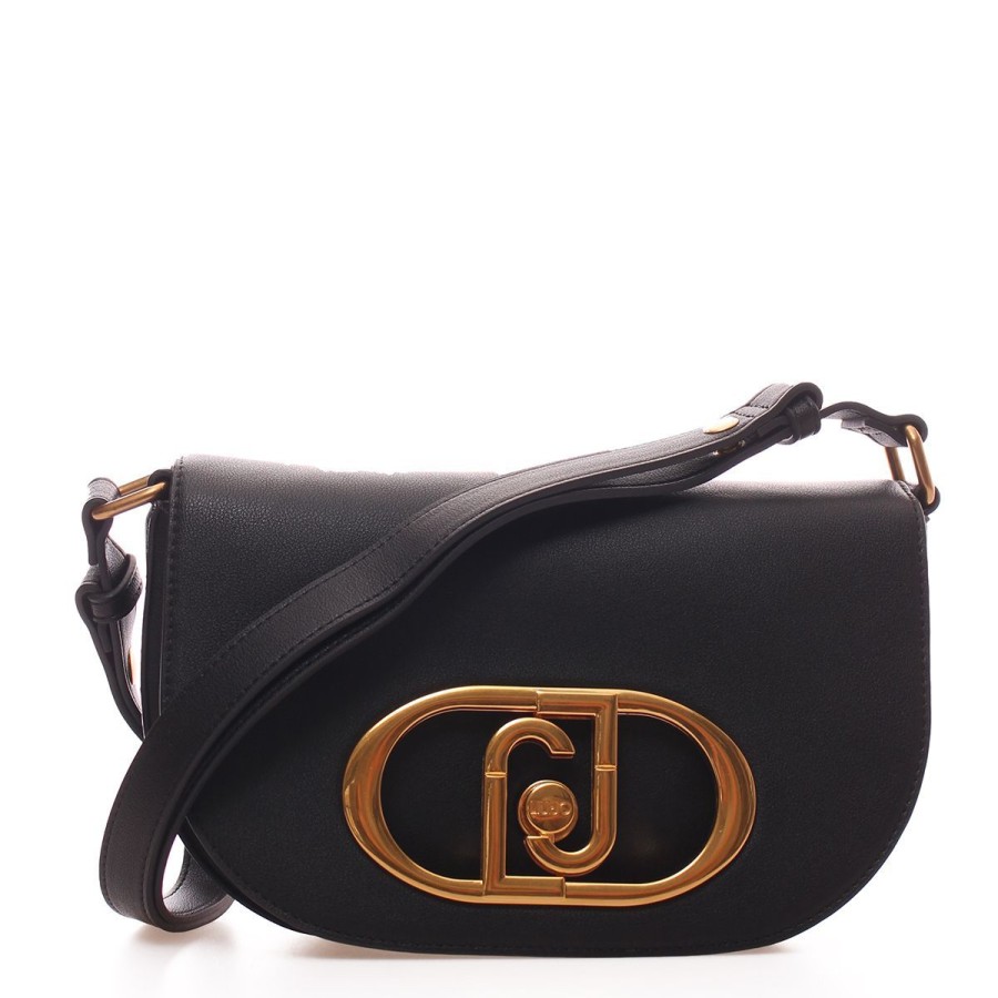 Donna Liu Jo Borse A Spalla | Borsa Donna Liu Jo Crossbody Bag M Deuzia Black Af3210 223