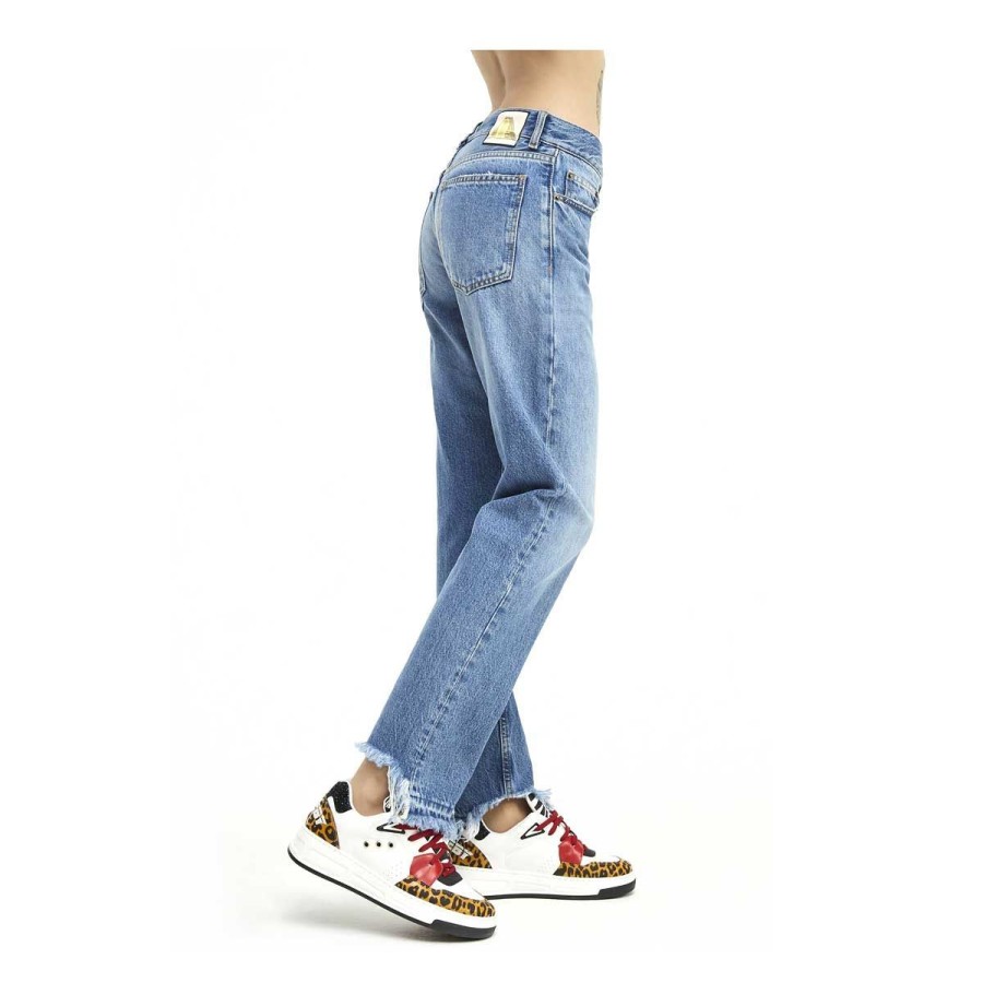 Donna Aniye By Jeans / Pantaloni | Aniye By Jeans Donna Boyfrien Dakota Light Blue Old 1813820 221