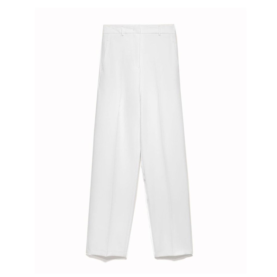 Donna Hinnominate Jeans / Pantaloni | Pantalone Donna Hinnominate Dritto Etk Personalizzata White Hnw814 123