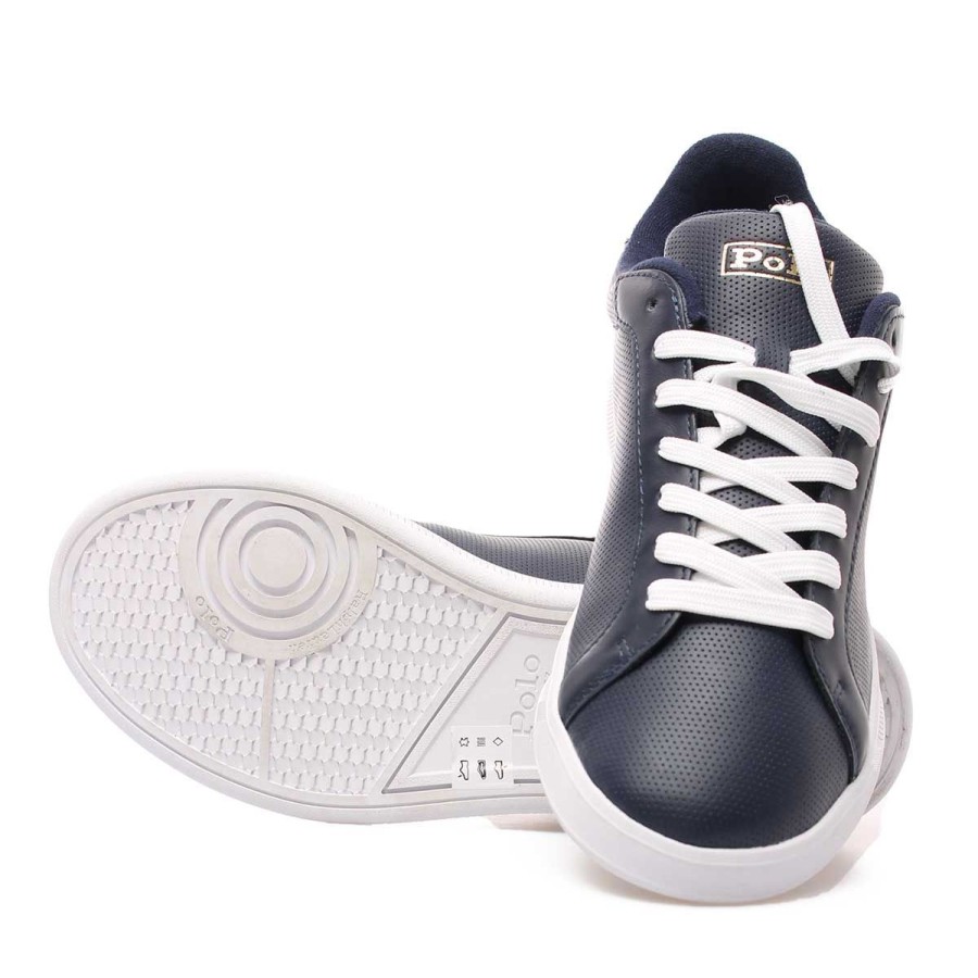 Uomo Ralph Lauren Sneakers | Scarpe Uomo Ralph Lauren Sneakers Athletic Navy White 829825 122