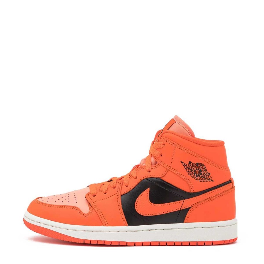 Uomo Jordan Sneakers | Scarpa Uomo Air Jordan 1 Mid Se Crimson Bliss / Rush Orange