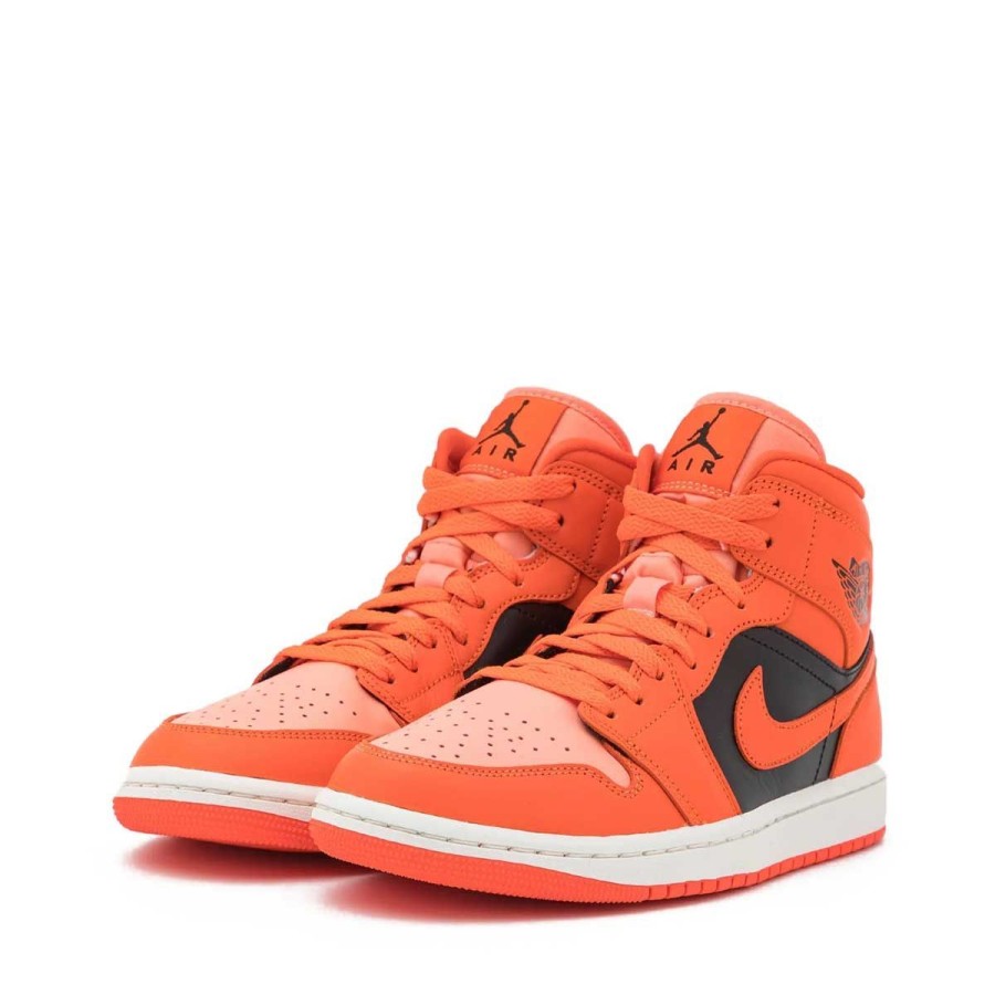 Uomo Jordan Sneakers | Scarpa Uomo Air Jordan 1 Mid Se Crimson Bliss / Rush Orange