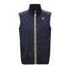 Uomo K-Way Abbigliamento | Gilet Uomo Valen Nylon Jersey Blue Depht K31165W 122