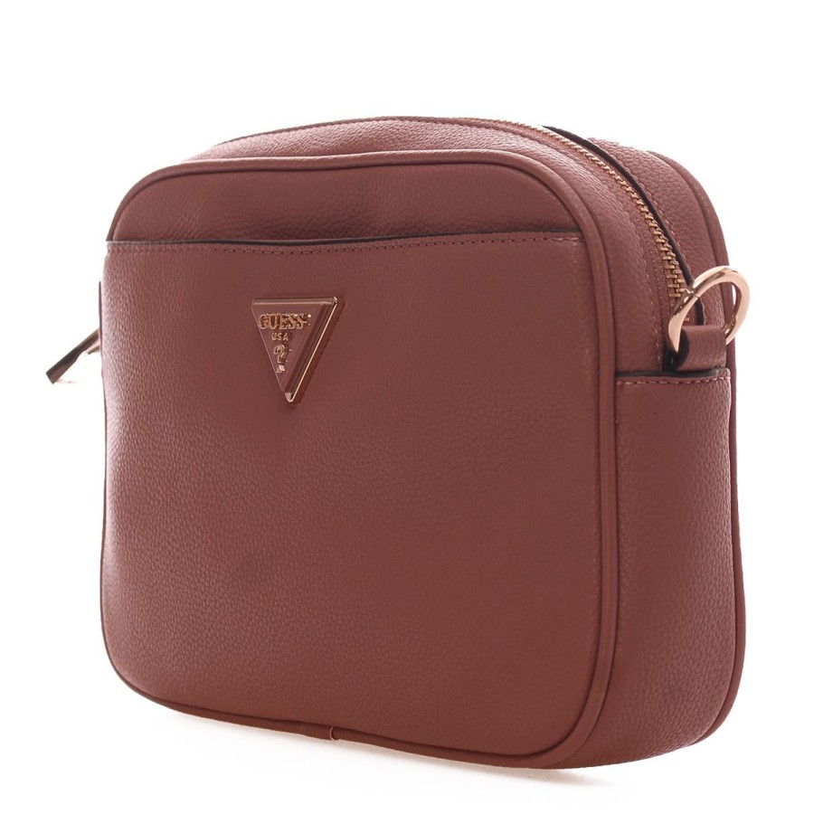 Donna Guess Borse A Spalla | Borsa Donna Guess Camera Bag Meridian Rosewood Hwbg8778 223