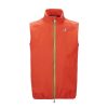 Uomo K-Way Abbigliamento | Gilet Uomo K-Way Valen Stretch Dot Orange K6113G 122