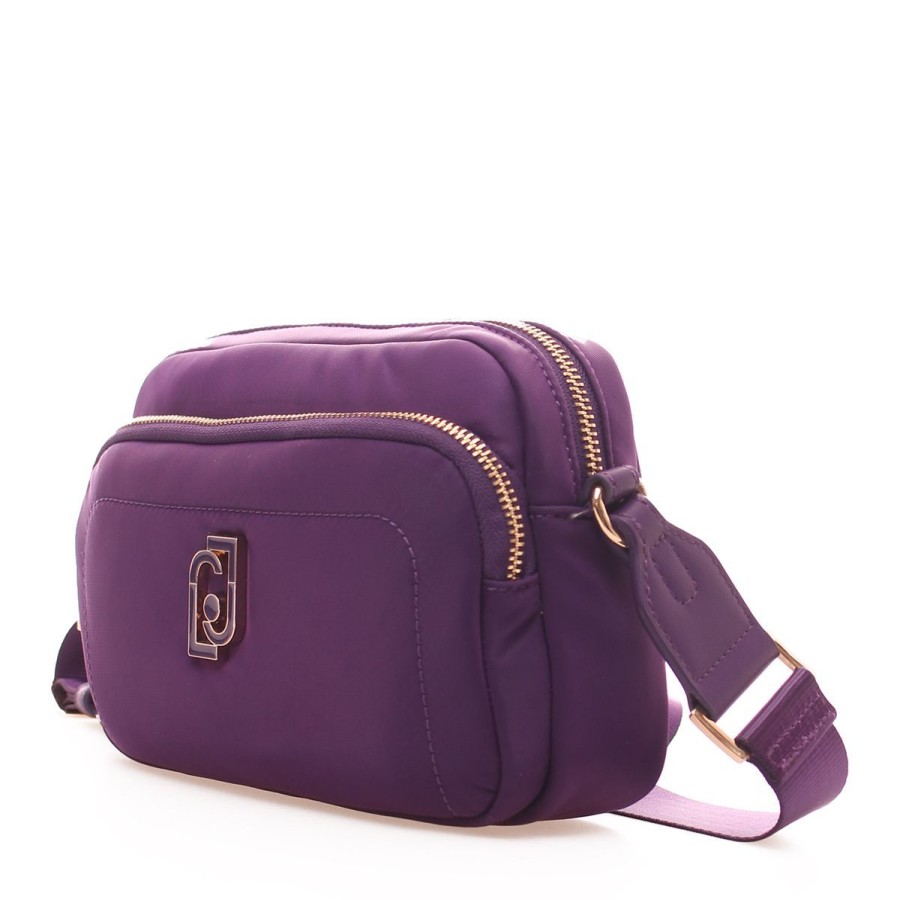 Donna Liu Jo Borse A Spalla | Borsa Donna Liu Jo Camera Case Bag M Brionia Ultra Violet Af3109 223