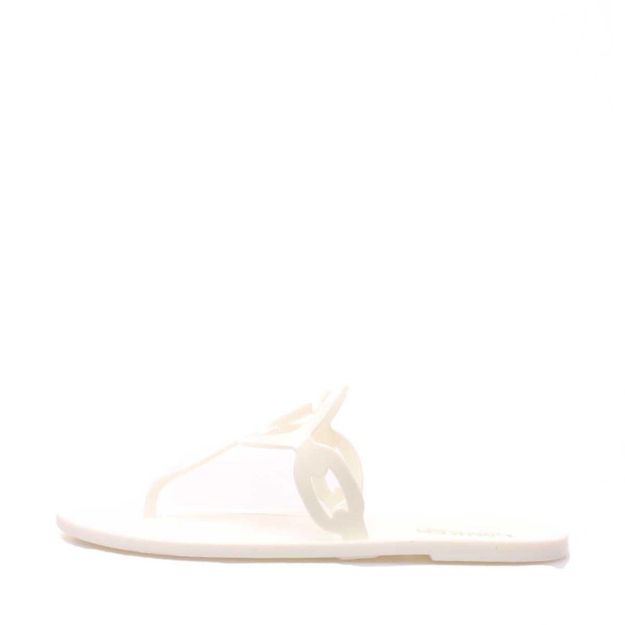 Donna Ralph Lauren Calzature | Scarpa Donna Ralph Lauren Sandal Audrie White 860803 122