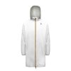 Uomo K-Way Abbigliamento | Giacca Uomo K-Way Le Vrai 3.0 Eiffel Orsetto White K3114K 222