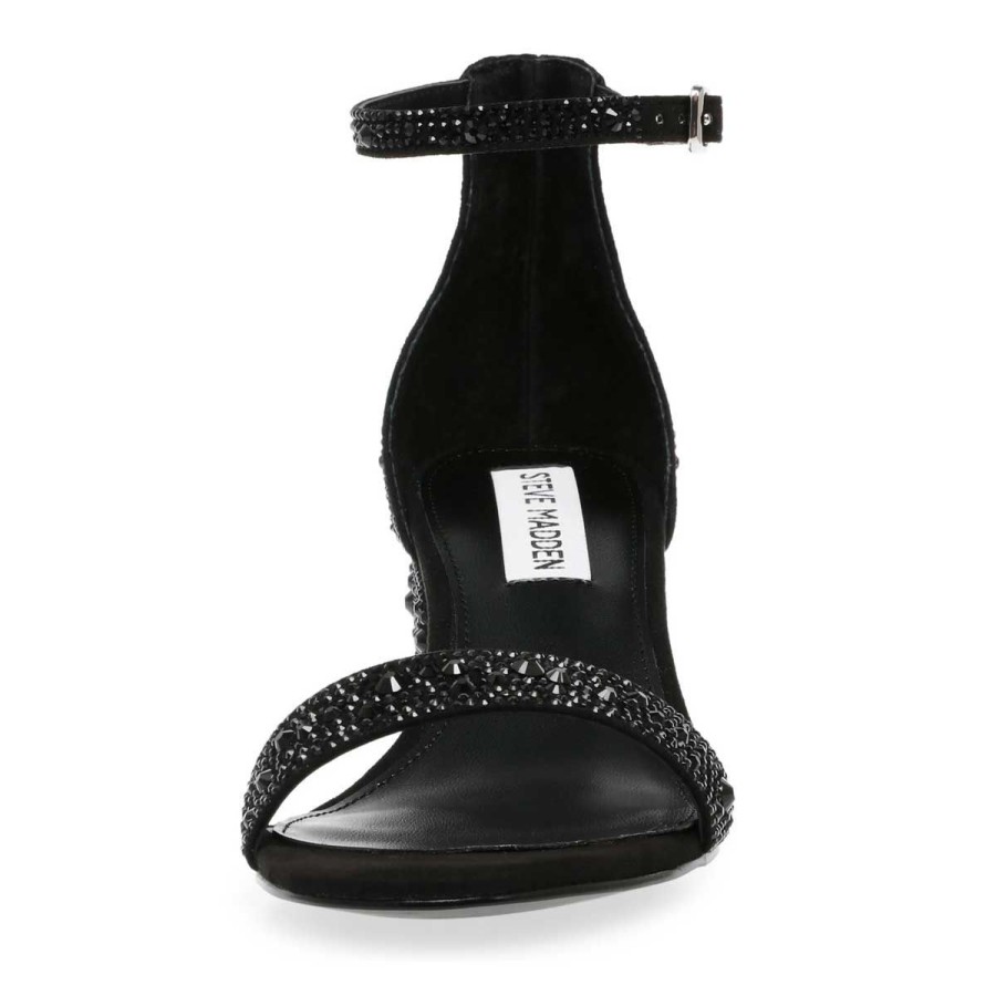 Donna Steve Madden Calzature | Scarpa Donna Steve Madden Sandalo Irenee-G Black Stone 122