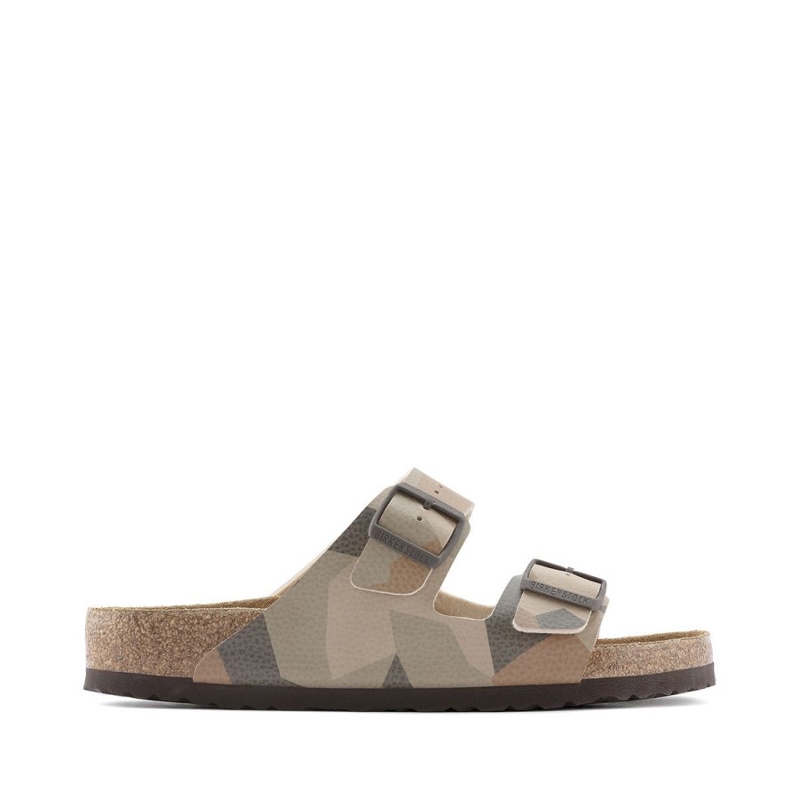 Uomo Birkenstock Sandali | Sandalo Uomo Birkenstock Arizona Birko Flor Sfb Desert 1024690 Co