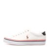 Uomo Ralph Lauren Sneakers | Scarpe Uomo Ralph Lauren Sneakers Longwood Deck White 861061 122