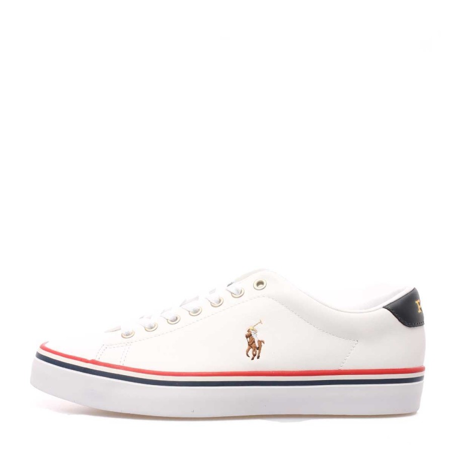 Uomo Ralph Lauren Sneakers | Scarpe Uomo Ralph Lauren Sneakers Longwood Deck White 861061 122