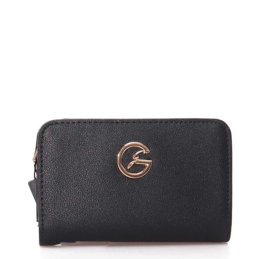 Donna Gattinoni Portafogli | Portafoglio Donna Gattinoni Roma Wallet Flip Clip Lady Black Bendy8262 123