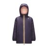 Kid & Youth K-Way Capispalla | Piumino Youth And Kid K-Way Sophie Thermo Plus 2.0 Reversible Blue Depht / Pnk Dafne K5115Vw 222