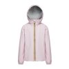 Kid & Youth K-Way Capispalla | Giacca Kid & Youth K-Way Marguerite Stretch Poly Jersey Rose K81256W Co