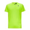 Kid & Youth K-Way T Shirt | T-Shirt Kid E Junior K-Way Edouard Yellow Fluo K007Je 121