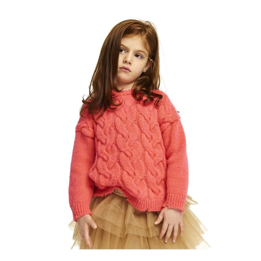 Donna Aniye By Felpe / Maglie / Camicie | Maglia Kid Aniye By Girl Pull Mellow Coral 111105 221