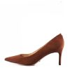 Donna Guess Calzature | Scarpa Donna Guess Decollete Bravo Suede Marrone Fl8Brosue 223