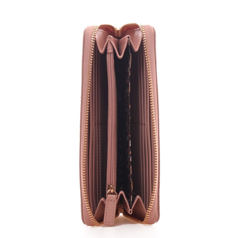 Donna Liu Jo Portafogli | Portafoglio Donna Liu Jo Wallet All Around Zip Caliwen Soft Peach Af3369 223