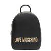 Donna Moschino Zaini | Zaino Donna Love Moschino Backpack Maxi Logo Nero Jc4193 223