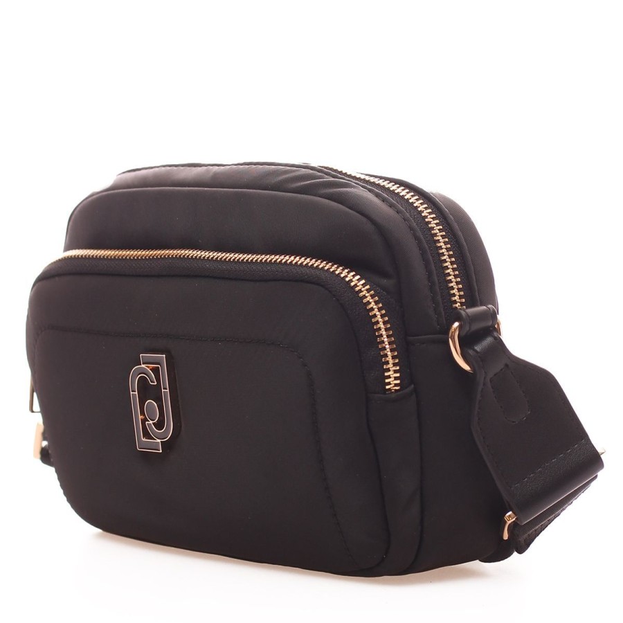 Donna Liu Jo Borse A Spalla | Borsa Donna Liu Jo Camera Case Bag M Brionia Black Af3109 223