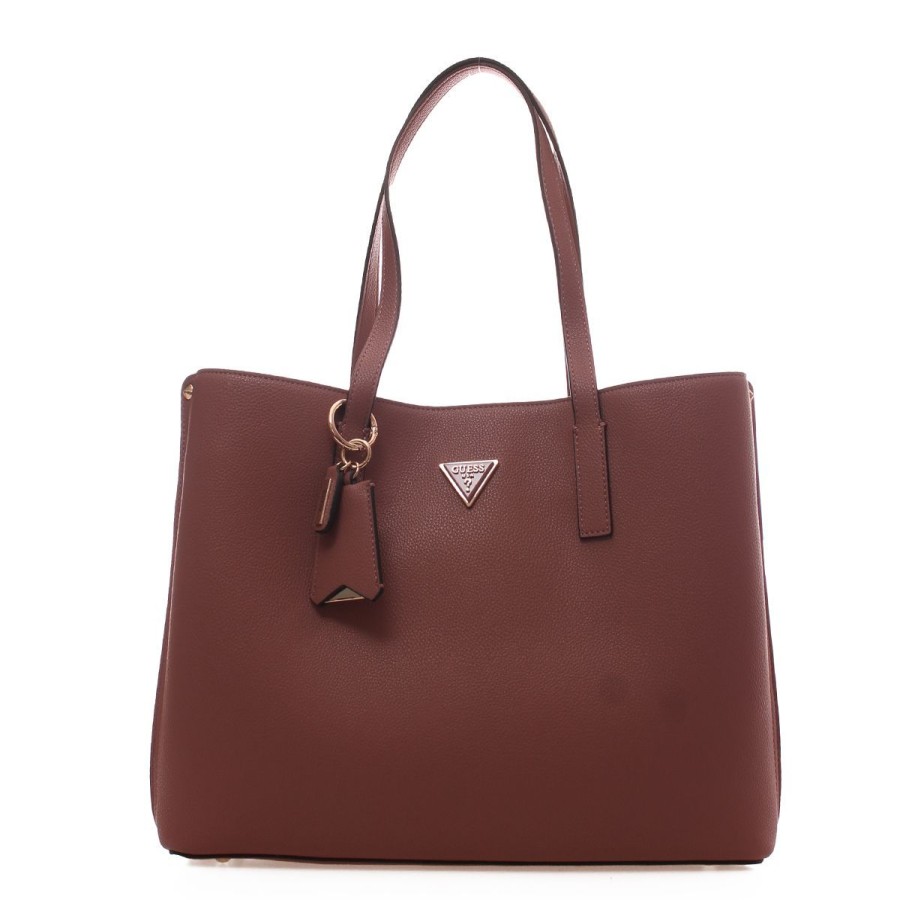 Donna Guess Borse A Mano | Borsa Donna Guess Tote Bag Large Meridian Rosewood Hwbg8778 223