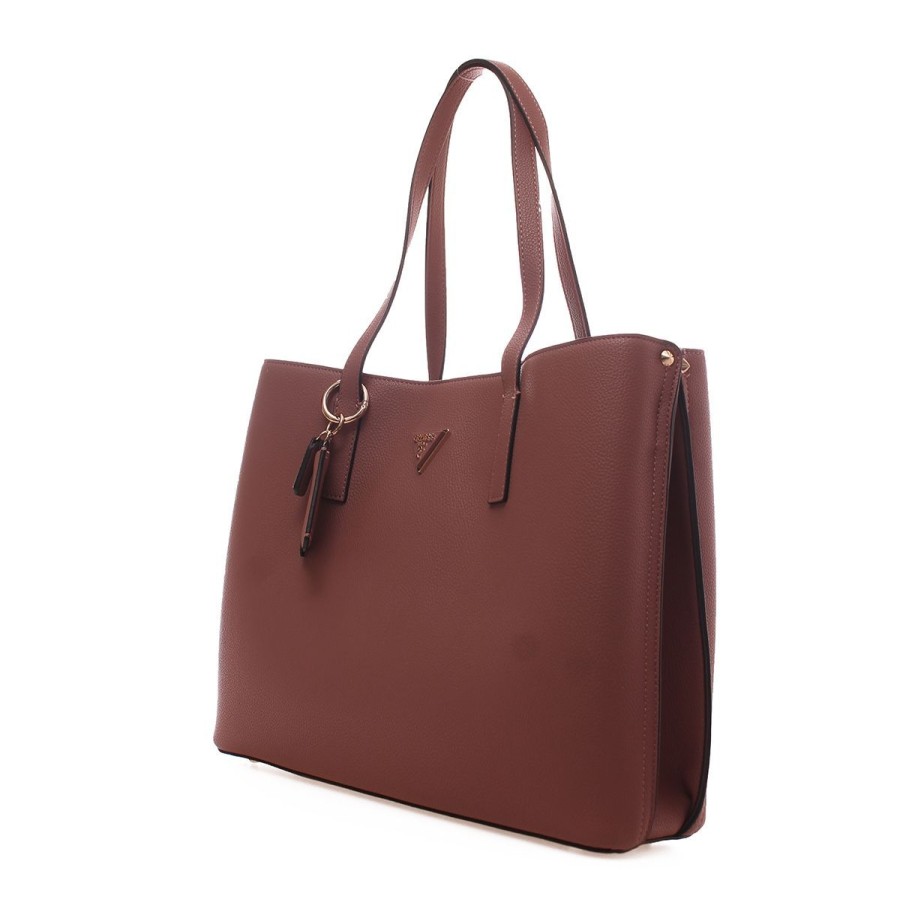 Donna Guess Borse A Mano | Borsa Donna Guess Tote Bag Large Meridian Rosewood Hwbg8778 223